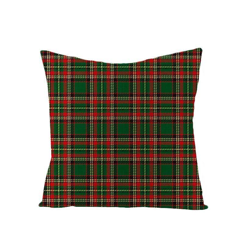 Linen Christmas Pillowcase Home Christmas Sofa Pillowcase Christmas