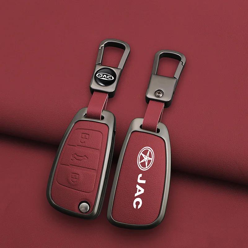 Zinc Alloy Auto Key Fob Cover Case Housing Bag Fit For Jac S2 Refine S3 S4 S5 S7 R3 A5 7 T40 S5 X4 R3 Sei 3 Accessor