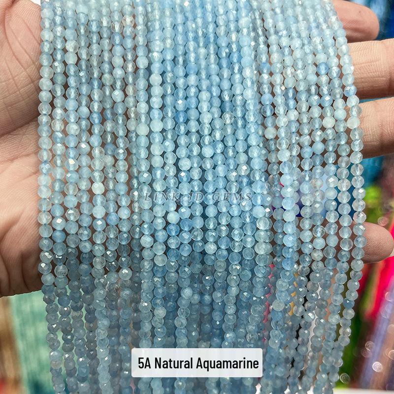 

3 мм Граненые Кристальные Турмалиновые Гранатовые Круглые Бусины для DIY Ювелирных Изделий 108 beads around 3mm