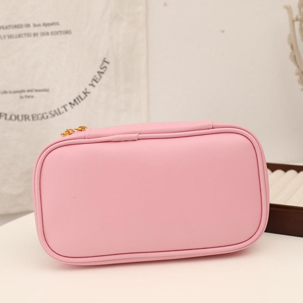 Large Capacity Plaid Printed Student Pencil Pouch Pen Bag Desktop Storage Bags Stationery Bag