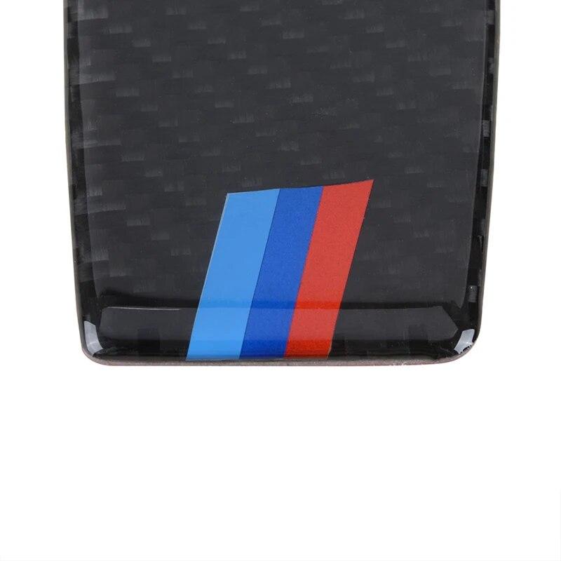 Fit For BMW 5 Series F10 2011 - 2017 Car Gear Shift Panel Trim Sticker Real Carbon Fiber LHD RHD Performance Car Accessories