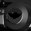 AIRSPEED Carbon Fiber Interior Steering Wheel Emblem Sticker for Mini 3rd Generation and J01 EV Customizable Stylish and and Comes with Tape for Easy