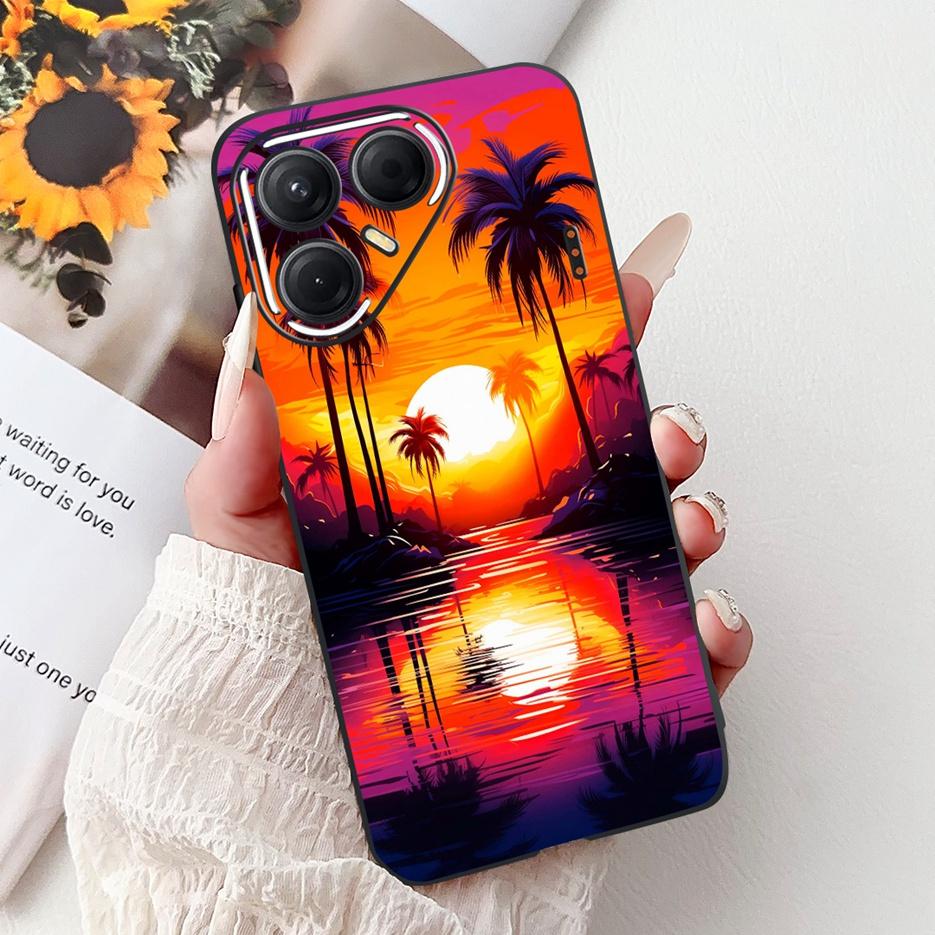 For Tecno Pova 7 Pro 5G Case LJ8 Luxury Fashion Painted Cover Soft Silicone Phone Case For Tecno Pova 7 Ultra Pova7 5G LJ7 Shell