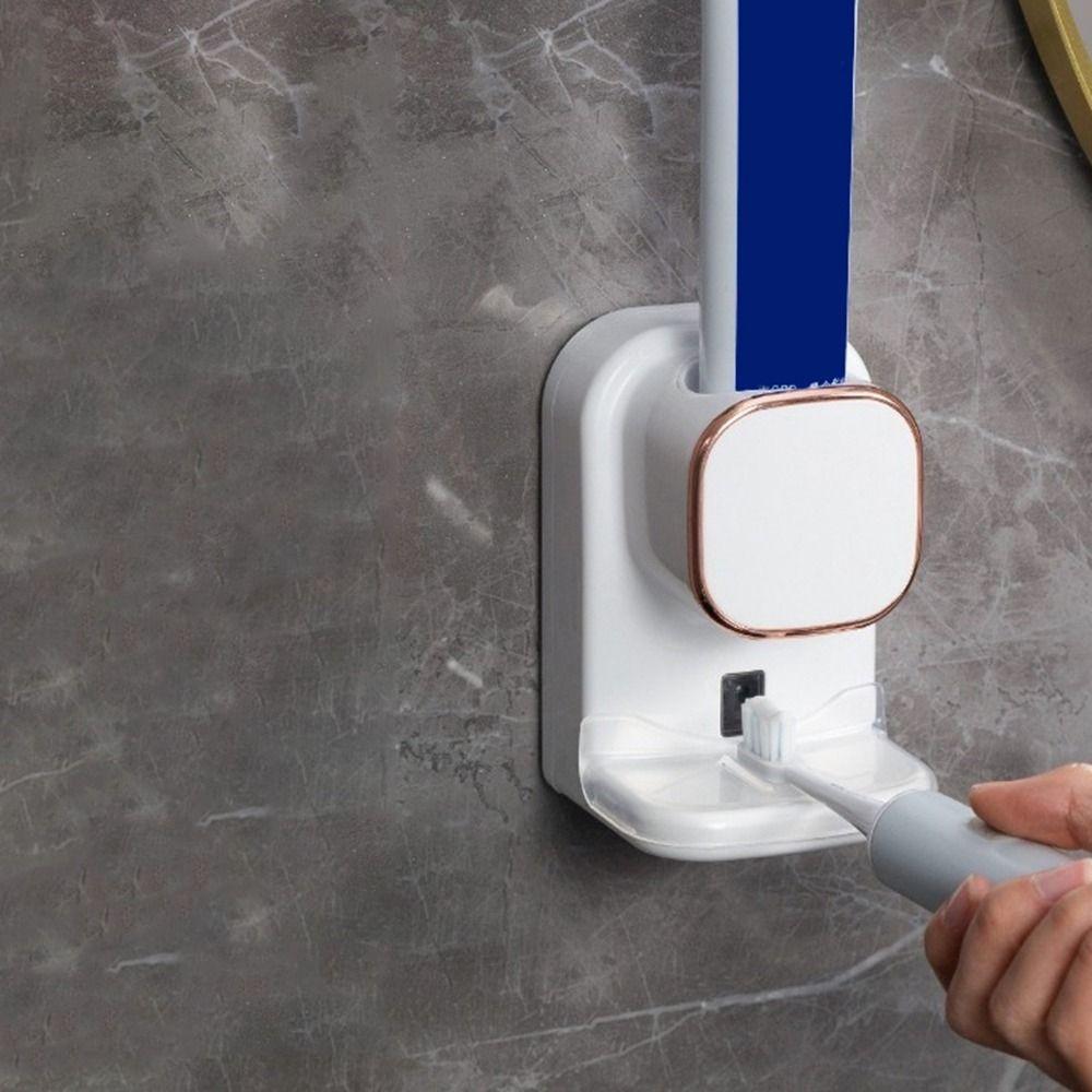 Non Perforated Smart Toothpaste Dispenser 3 Mode Electric Toothpaste Squeezer  Kids Use