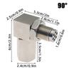 0/45/90 Degree Extender Oxygen Sensor Extender Catalytic Converter Universal M18X1.5 O2 Oxygen Sensor Connector Accessories