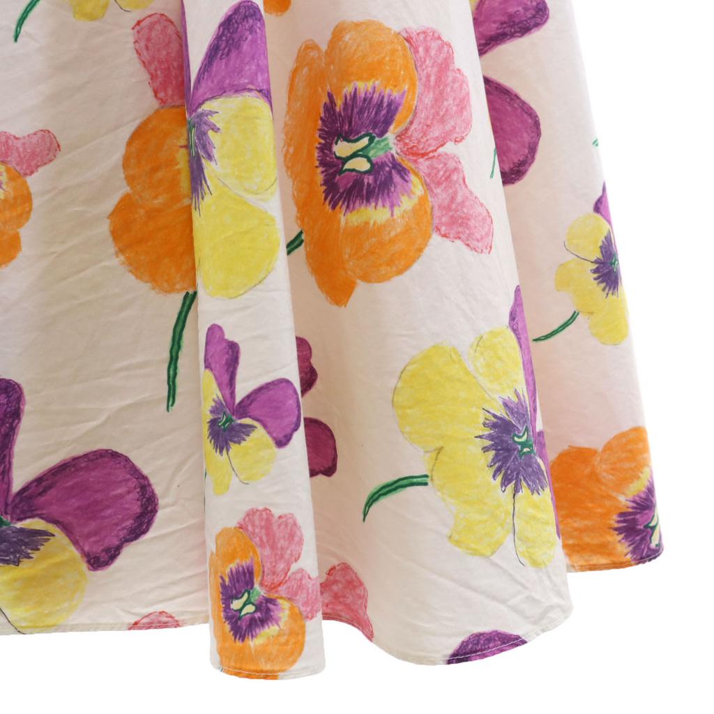 Marni Made In Italy Floral No Sleeve One Piece 38 White Women Used