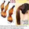 Banana Hairpin Ponytail Twist Vertical Clip Elegant Back of The Head Shows Hair VolumeHeadwear