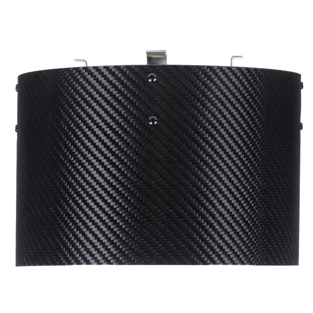 

Carbon Fiber Air Intake Cone Cover Air Filter Heat Shield Universal Auto Modified PartsGlossy Carbon Fiber