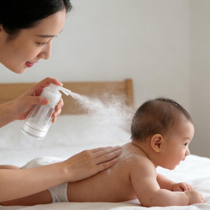 Precisions Mist Powder Sprays Bottle for Uniform Application in Makeup Setting and Personal Care Routines