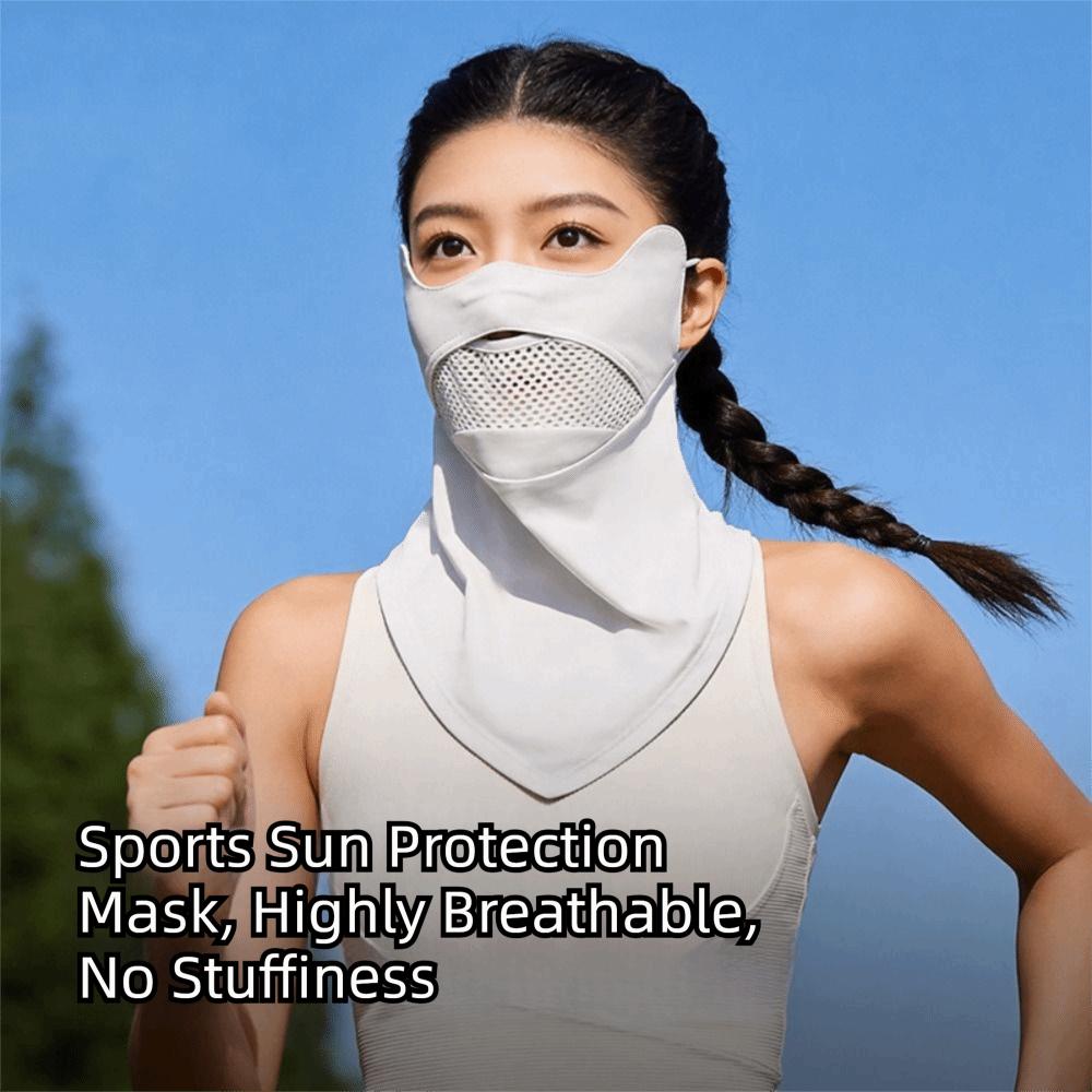 Breathable Sunscreen Mask Summer Face Gini Mask Adjustable Face Cover Hiking