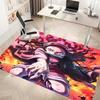 1pc Demon Slayer Nezuko Print Area Rug - Soft, Washable Non-Slip Indoor Mat, Living Room, Home Office Decorative Rug,Office Decorative