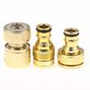 2Pcs Standard Aluminum Hose Connector Set - 4/6'' Tap Fitting Quick Connect For Garden Pipes Hose Connector