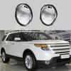 Pair Fit For Ford Explorer 2011-2015 Car Fog Lamp Light Frame Decorative Cover