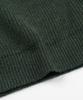 FRIZMWORKS Patch Round Pullover Knit _ Forest Green