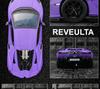 Caipo 88737 Lamborghini Aventador Alloy Model Car with 3 Opening Doors - Pull Back Toy for Kids