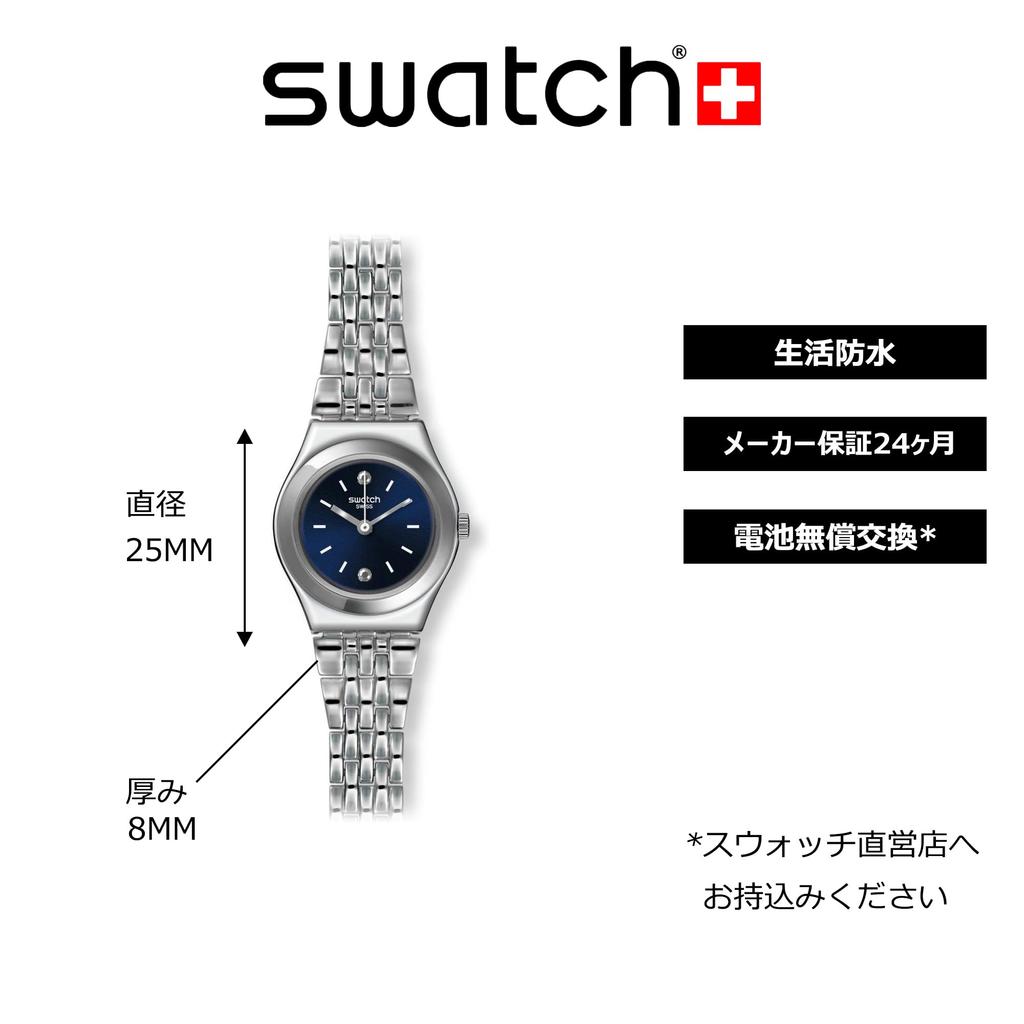 Swatch IRONY LADY SLOANE Wristwatch YSS288G, Parallel Import, Silver