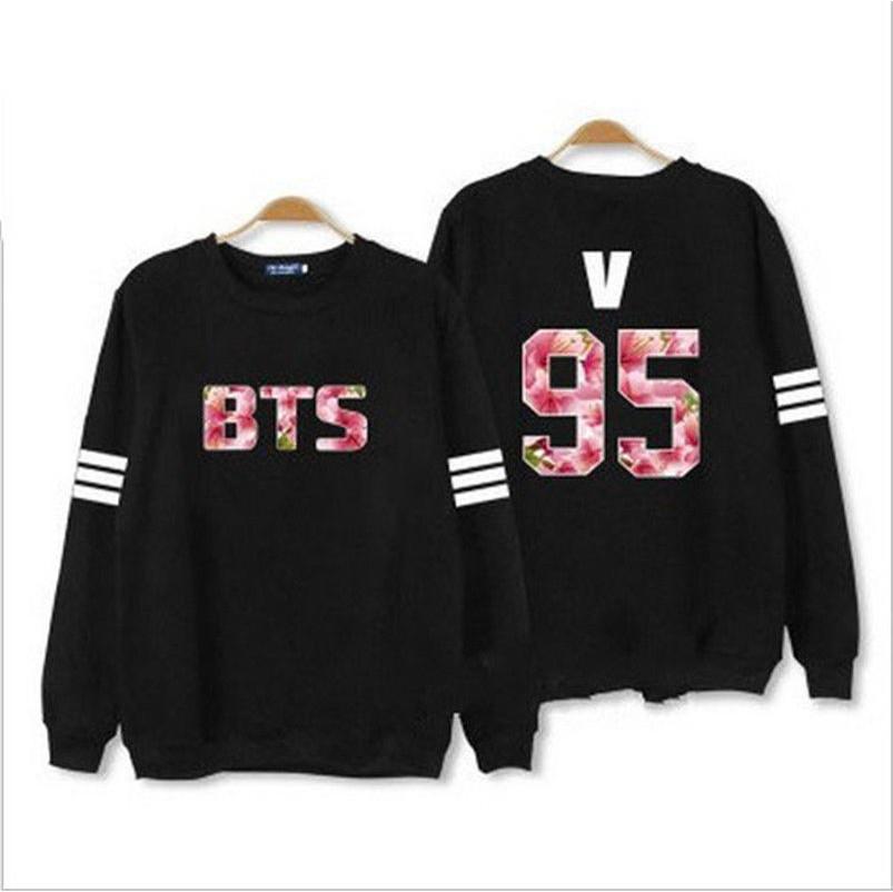 Bts in Bloom Kpop Jumper Kapuzenpullover Sweatshirt Hoodie Pullover Kostüme