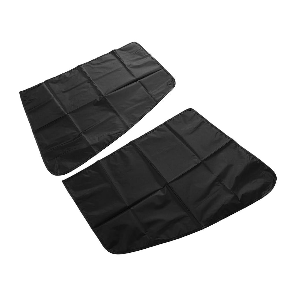 2PCS Car Window Shade Efficient Heat and Glare Blocking Car Side Window Sunshade Black Privacy Protection