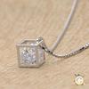 New Fashion Women's 925  Silver Plated Chain Crystal Rhinestone Necklace Pendant
