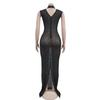 Women's Fashion Rhinestone Jumpsuit & Hip-Hugging Slim Dress