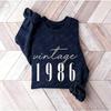 Classic  Sweatshirts Women Vintage th Birthday Year Number for Him Her Milestone Best Friend  Bday Matching Hoodies