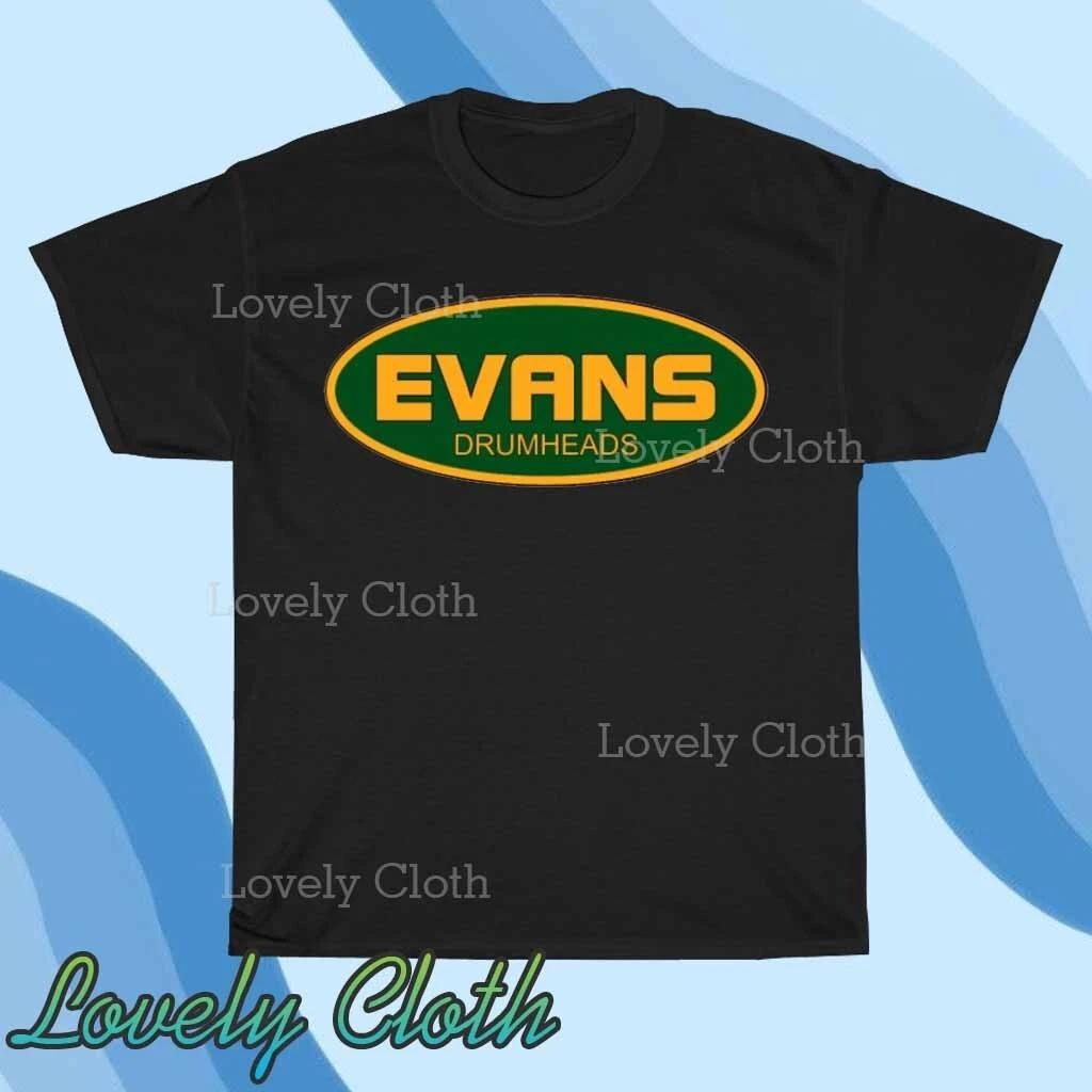 

Футболка с логотипом Evans Drumheads, смешная, американский размер от S до 5XL 2XL