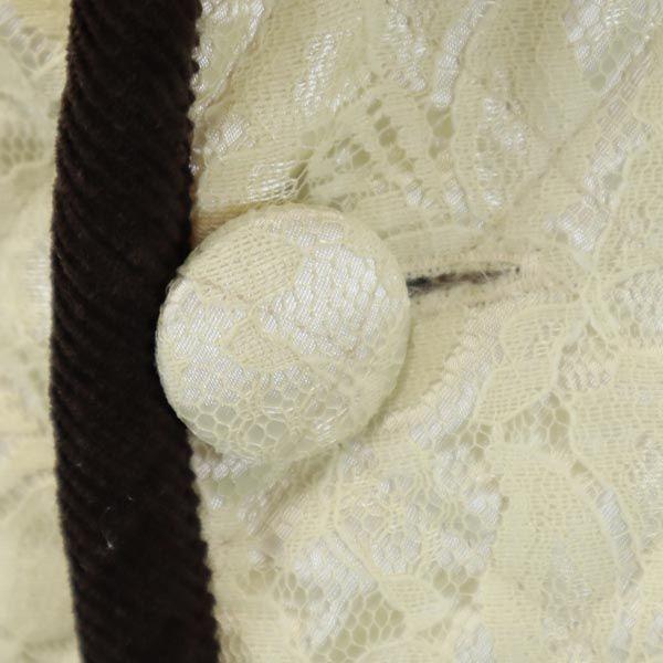 LAVENHAM made in Japan Steppjacke 36 Braun Schnürung vorne Damen Gebraucht