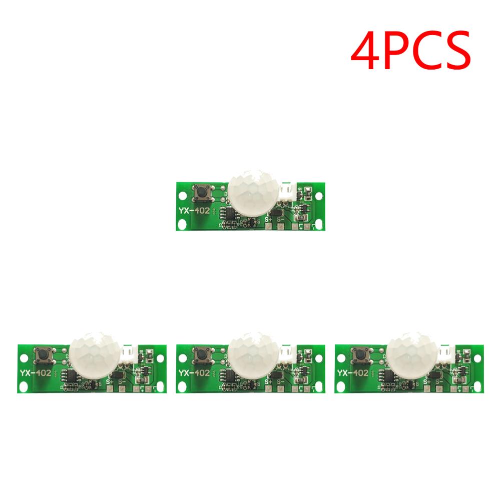 1-5PCS 3.7V Solar Lamp Board Control Sensor Night Light Module Controll Module Infrared Human Body Induction Solar Circuit Board