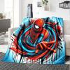 Spiderman Urban Art Flannel Blanket Super Soft Warm Cozy Blanket For Sofa Bed Office Travel Allseason Home Decor Gift