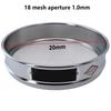 Standard Sieve Sample Inspection Stainless Steel 1 PC 20cm