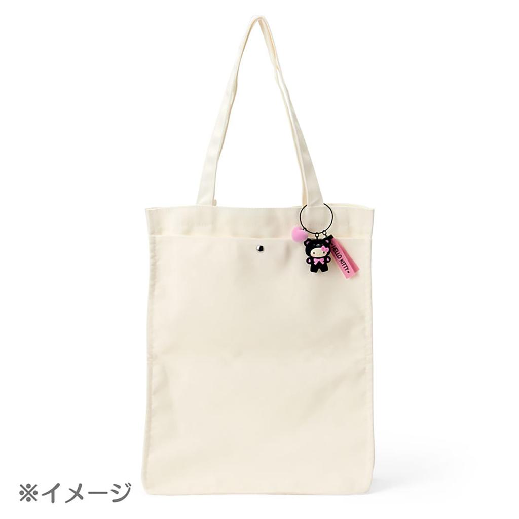 Sanrio Kuromi Flocked Keychain 387690 (Black Animals)