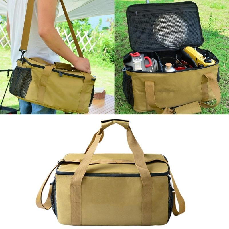 Thermal Food Container Picnics Cooler Handbag Folding Insulation BBQ Picnics Bag