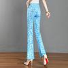 Elastic Waist Women's Plaid Micro Flare Pants - Summer Versatile 2025 Slimming Bodycon Stretchy Fashion.