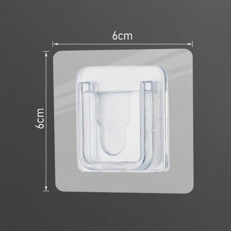 Double-Sided Adhesive Wall Hook Hanger Strong Transparent Wall Storage Sucker