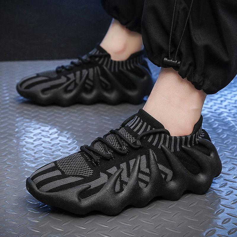 Octopus spring shoes new fly-woven shoes mesh sports dad shoes couple socks shoes