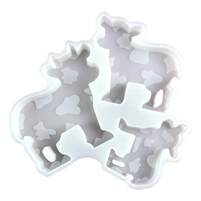 3D Cows Molds Castings Molds Silicone Molds Ornament Plasters Molds Epoxy Resin Molds Chocolate Molds for Craft Making