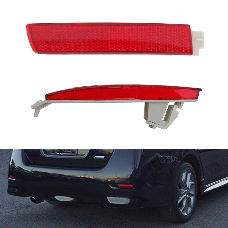 2Pcs/Pair LED Car Exterior Rear Bumper Reflector Tail Brake Stop Running Light For Nissan Sentra 2012-2018 265655C000 265605C000