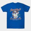 Men Black Print T-shirt Stay Puft Ii Dks Worn No-Cut Transfer Paper Print Cotton Tshirt