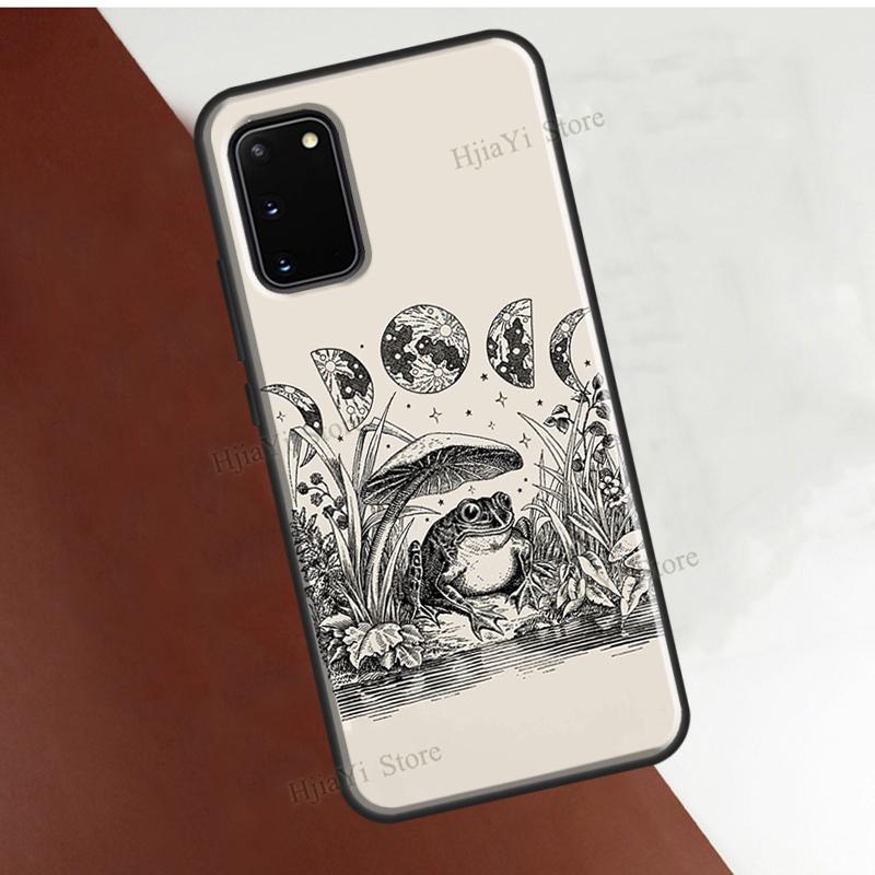 Occult Witchcraft Moon Gothic Witch Cover For Samsung Galaxy S22 Ultra S21 S20 FE Note 20 S8 S9 S10 Note 10 Plus Phone Case