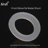 Silicone 4-Point Mesh Sealing Ring and Flat Washer for 6-Point Water Heater, Faucet, Pipe, Hose, and Shower Head (1-Inch)