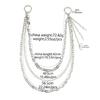 Punk Side Chain Trendsetting Metal Pants Jewelry Layered Body Chain Trousers Street Clothing Accessories