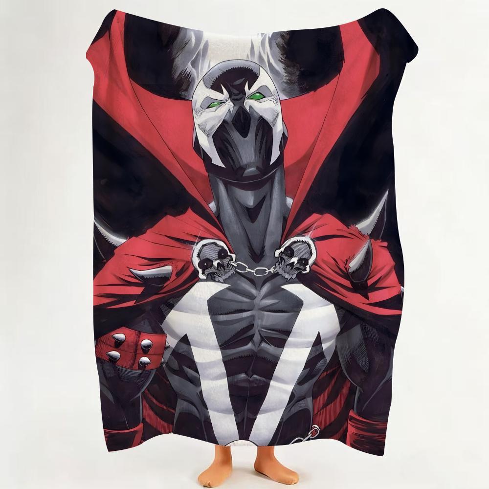 Comic S Spawn Throw Flannel Throw Blanket Suitable for Sofa,Living Room,Bedroom