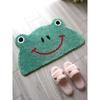 Cartoon Cat Faux Cashmere Non-Slip Mat: Water-Absorbent Floor Rug for Bathroom, Living Room, Cute Decoration & Cushion
