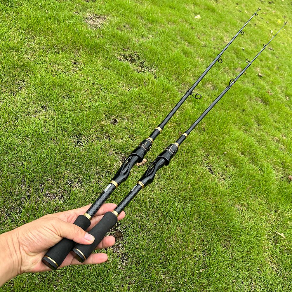 Combo Canna da Pesca Spinning Portatile Corta Telescopica Mini Canna da Mare Lunghezza Chiusa 41-42 cm Con Rapporto di Recupero 7.2:1/5.2:Kit 1 Ruota