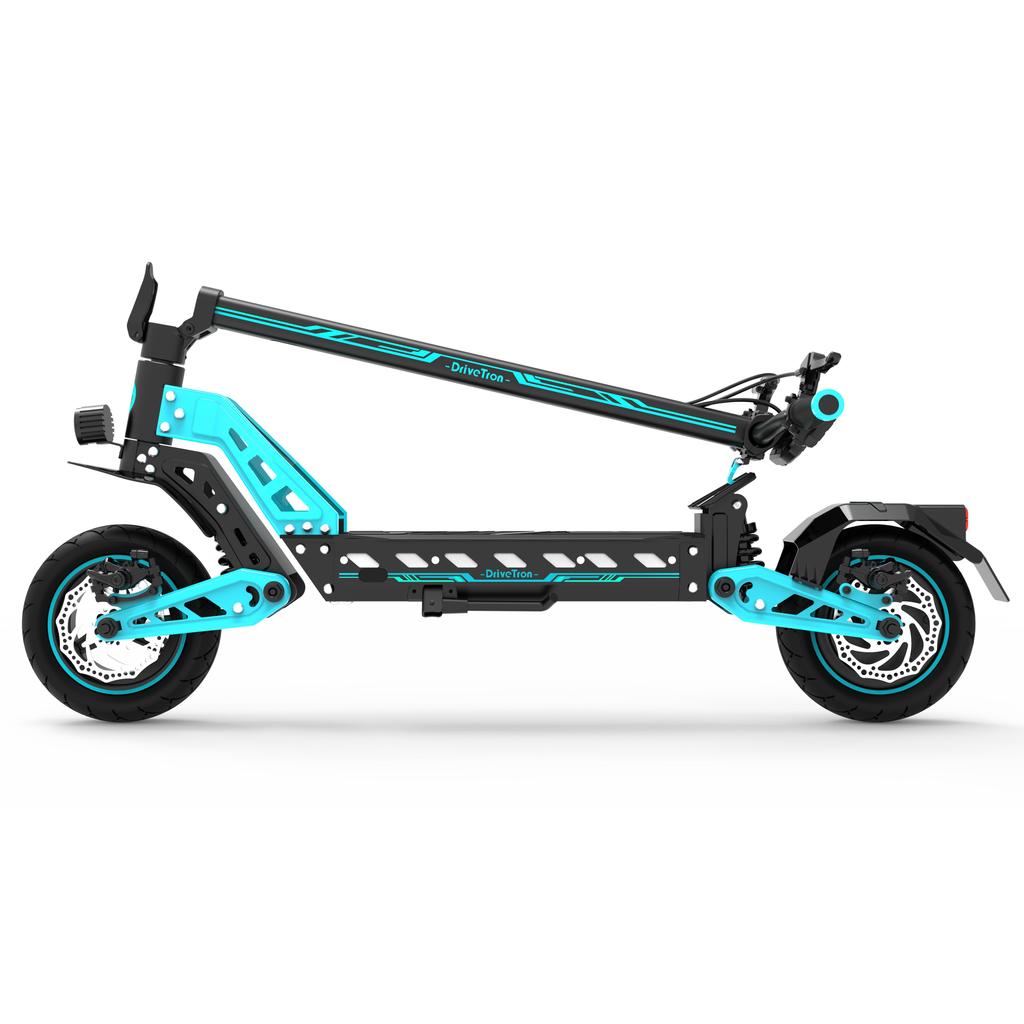 DriveTron DT10 All-Terrain Electric Scooter Adult 1400W Motor Men's E-Folding Scooter 48V15.6Ah Battery 10 Inch Tyre women's EScooter