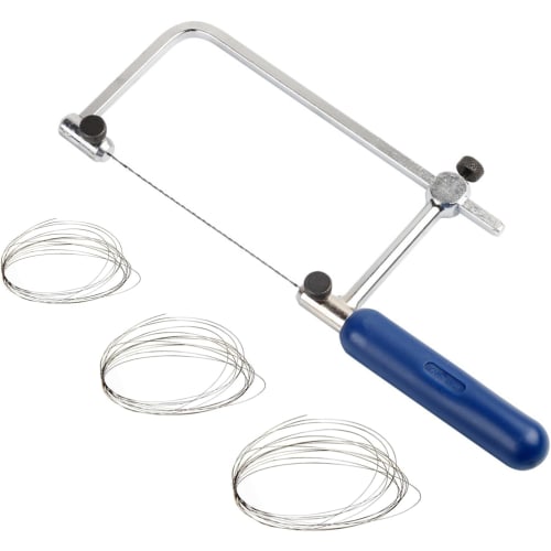 DFsucces Diamond Wire Saw, Ultra-Fine Precision Manual Saw for Cutting Glass, Metal, Ceramic, and Stonework, 0.15mm, 0.25mm, 0.35mm, 1m Each