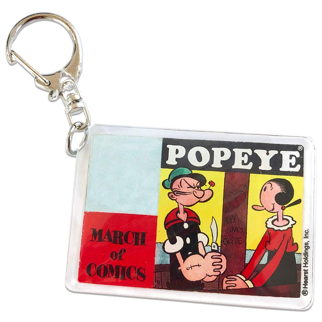 

Popeye acrylic key chain card PYKC17