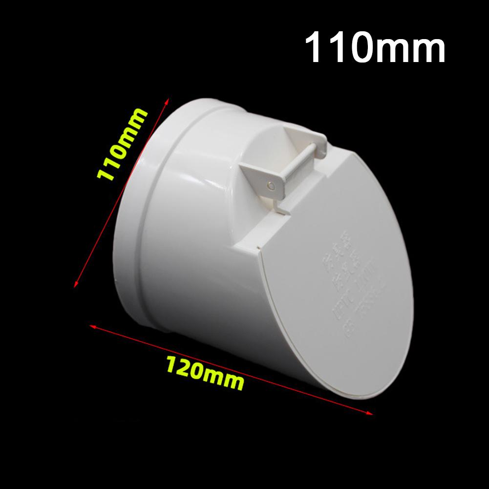 50-160mm PVC Drainage Pipe Check Valve Floor Drains Auto Closing Displacement Valve Cover For Sewage Pipe Septic Tank Plumbing