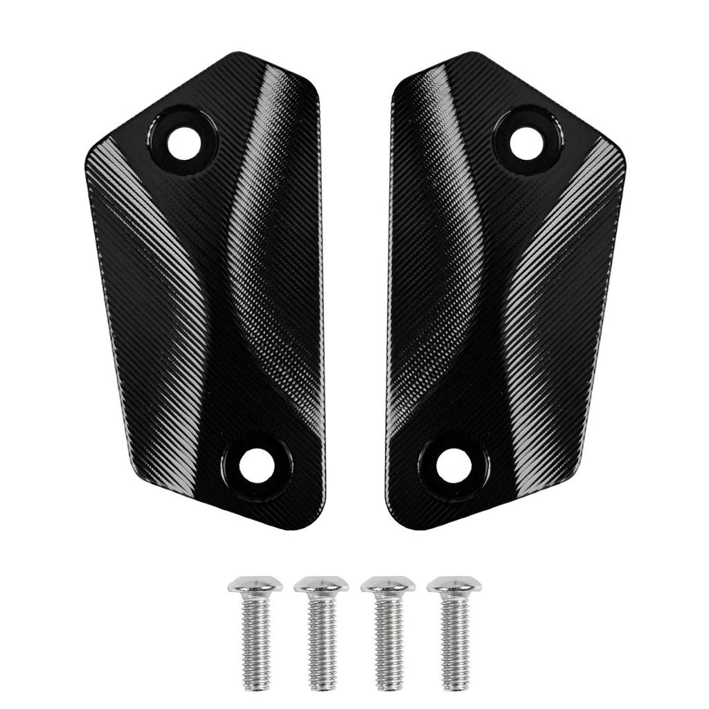 1 Paar Bremsflüssigkeitsbehälter-Abdeckung Kappe Lenker CNC-Aluminiumlegierung Rot Schwarz Für Sur Ron Light Bee X LBX für Segway X260 X160 Ganzjährig