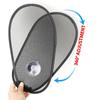 1/2sets Car Window Sun Shade Set Adjustable Rotatable Side Window Sun Visor for Windshield Sun Protection Foldable Car Sunshade